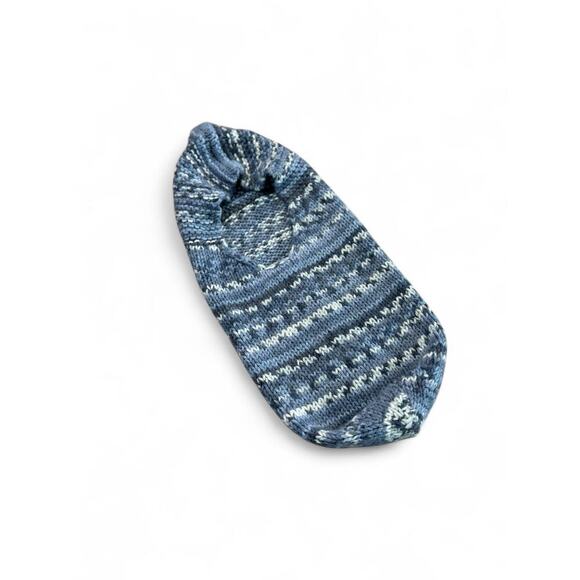 Handmade Crochet Knit Baby Swaddle Sack Multicolor Blues Cacoon - Picture 2 of 3